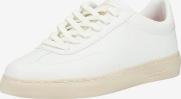 Baskets basses SCOTCH & SODA en blanc : devant