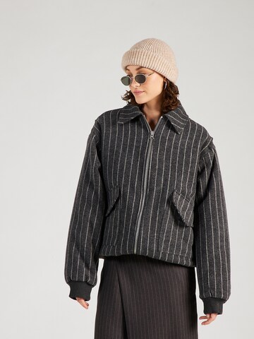 TOPSHOP Between-season jacket in Grey: front