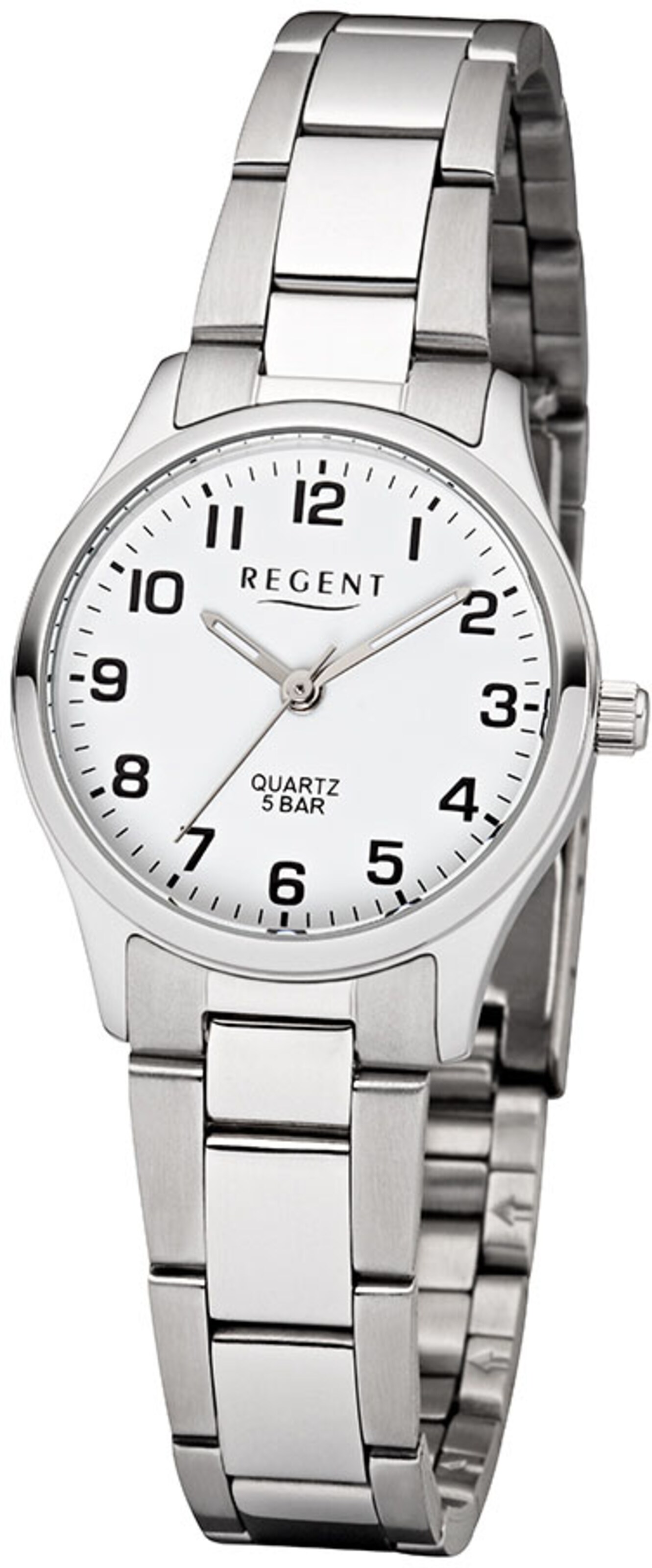 REGENT Analog Watch in Silver: front