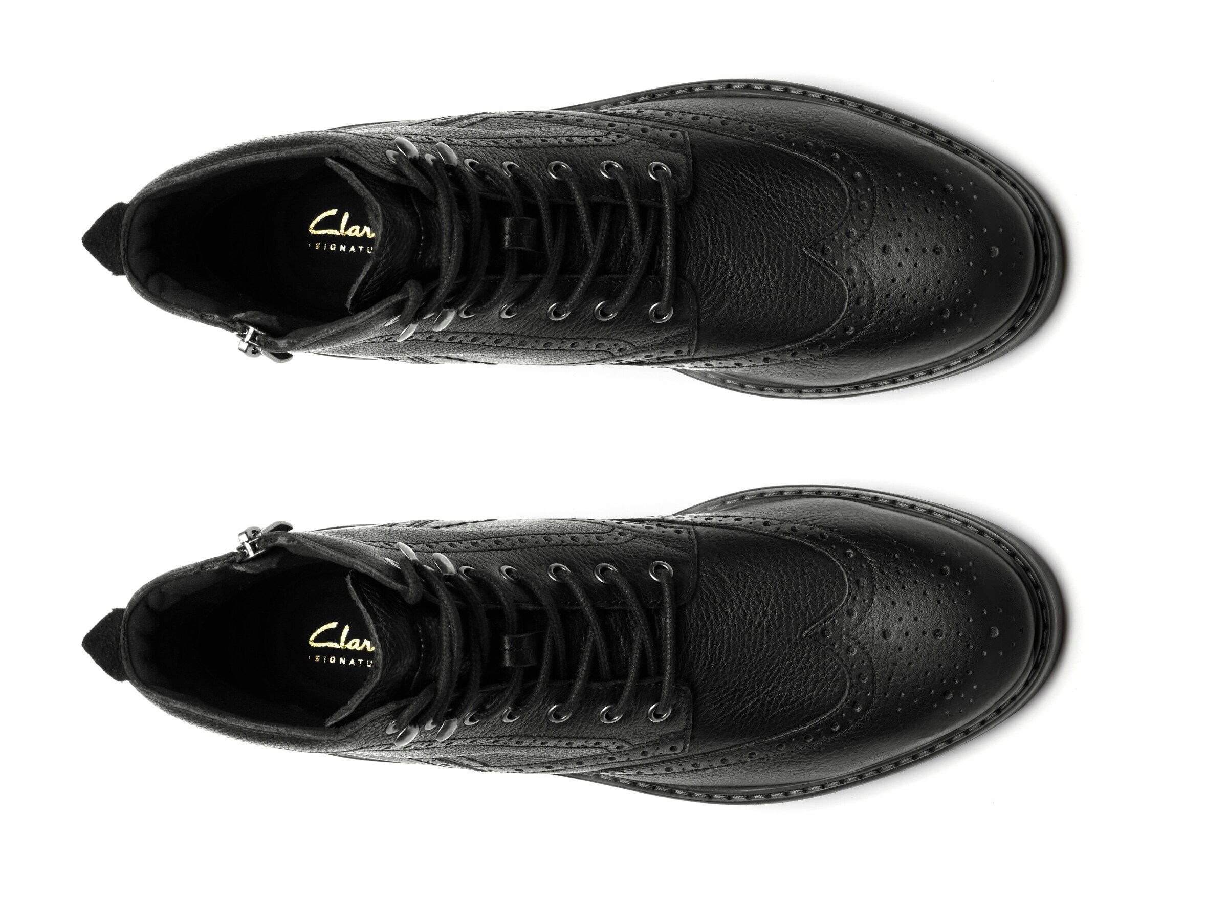 Stivale stringato di CLARKS in nero