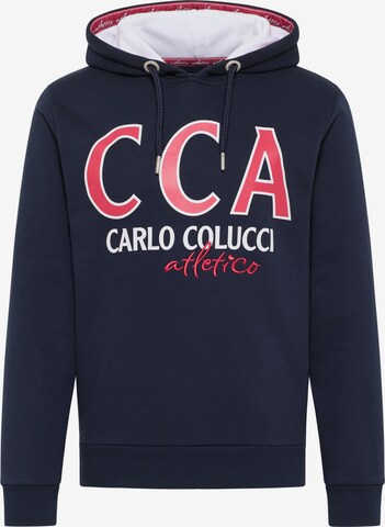 Carlo Colucci Sweatshirt ' D'Amante ' in Blue: front