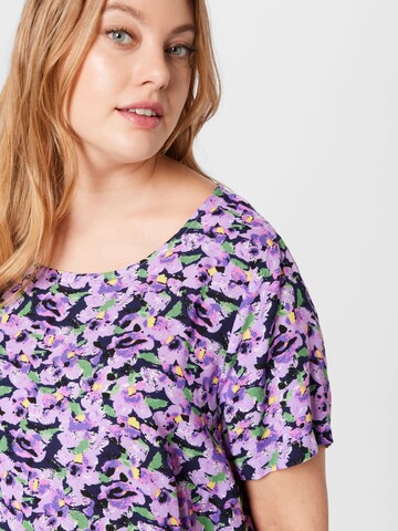 ONLY Carmakoma Blouse 'Mizza' in Purple