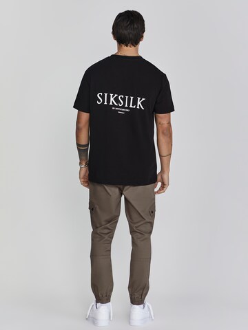 Tapered Pantaloni cargo di SikSilk in marrone