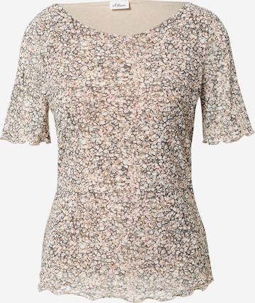 s.Oliver BLACK LABEL Bluse in Beige: predná strana