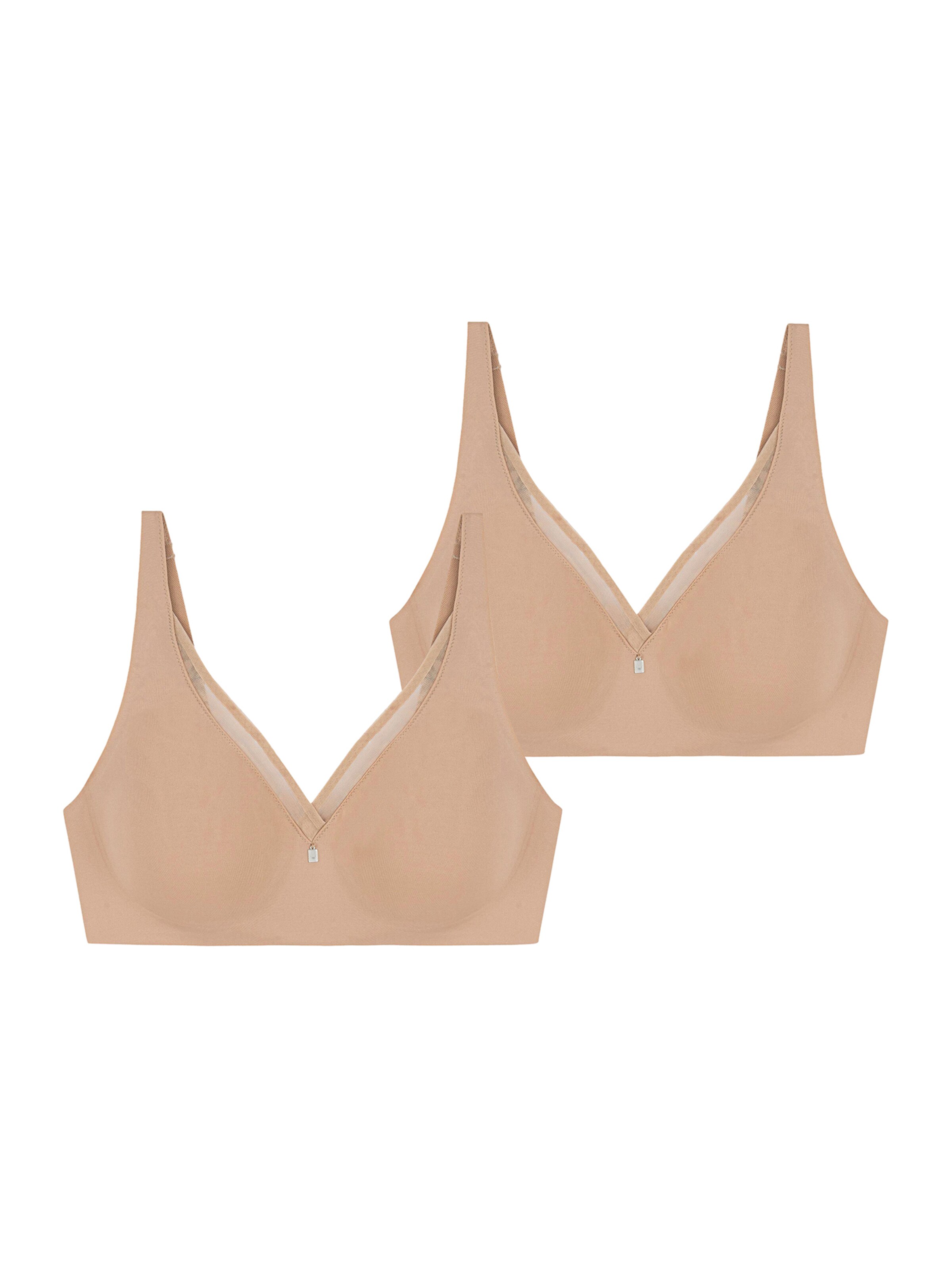 TRIUMPH Bügelloser BH ' True Shape Sensation ' in Beige: Vorderseite