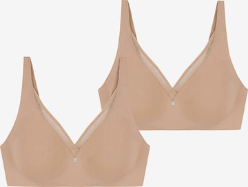 TRIUMPH Bra ' True Shape Sensation ' in Beige: front