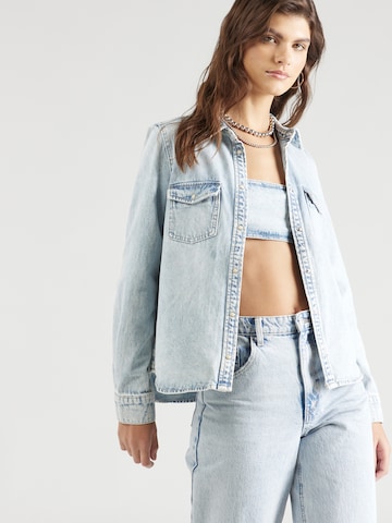 Chemisier 'ANNALISE' VERO MODA en bleu : devant