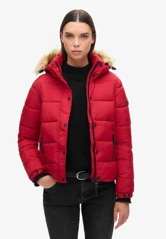 Veste d’hiver Superdry & Co en rouge