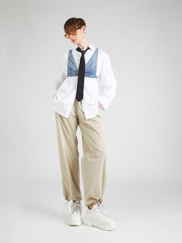 NA-KD Loose fit Pants in Beige