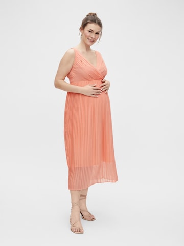 Robe 'Taylor' MAMALICIOUS en orange