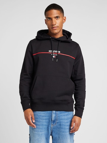 TOMMY HILFIGER Свитшот в Черный: спереди