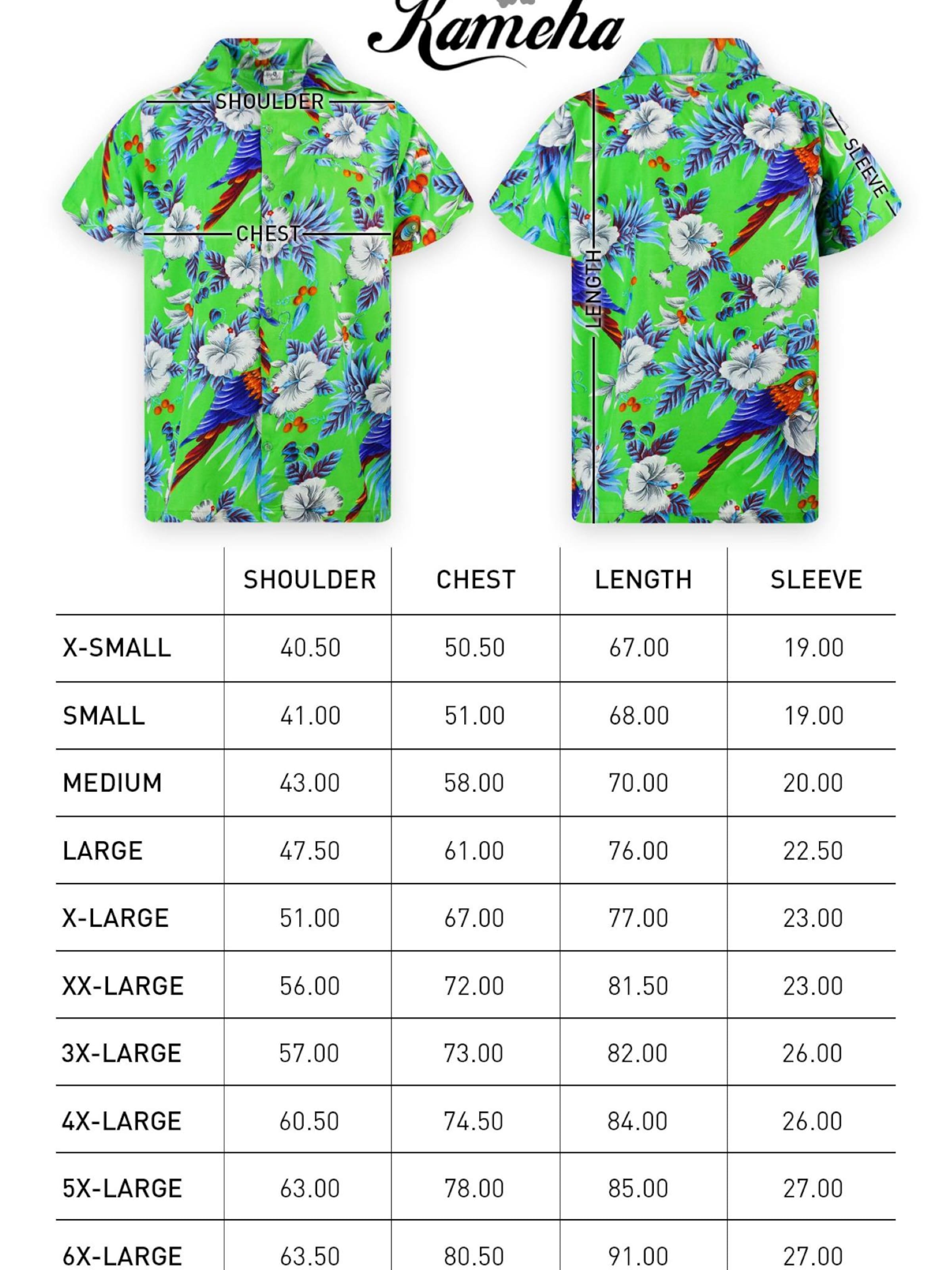 King Kameha Shirt 'Cherryparrot' in Groen