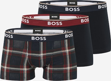 mėlyna BOSS Boxer trumpikės 'Power': priekis