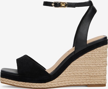 TOMMY HILFIGERSandale s remenčićima - crna boja: prednji dio