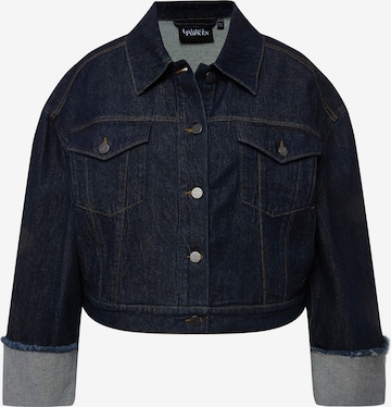 Ulla Popken Välikausitakki värissä sininen: etupuoli