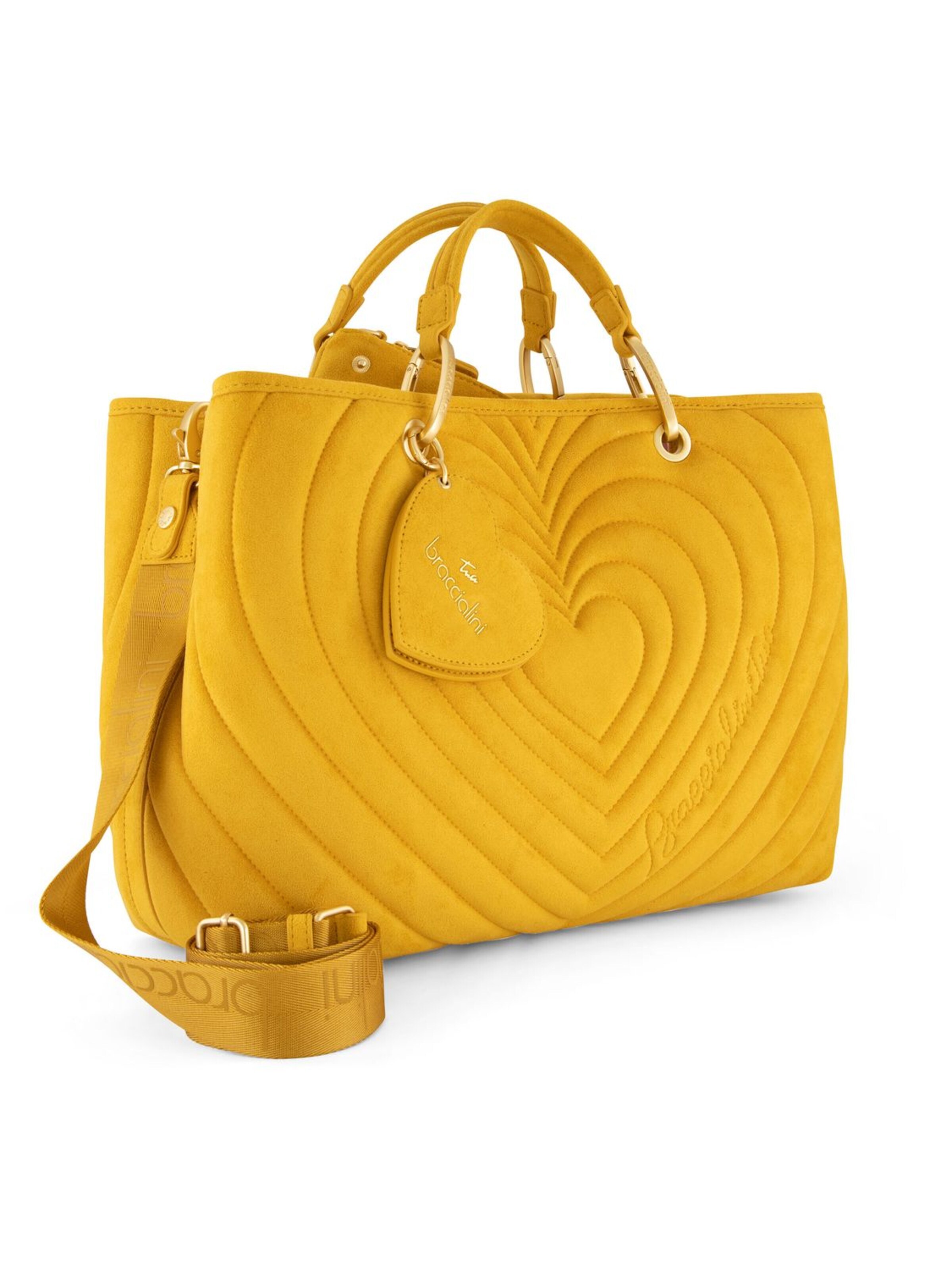 Braccialini - Bolso de mano 'Beth Matelassé' en amarillo