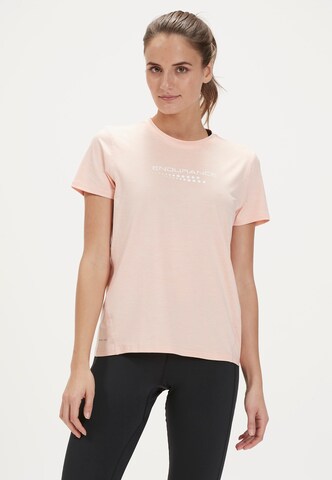 T-shirt fonctionnel 'Wange' ENDURANCE en rose : devant