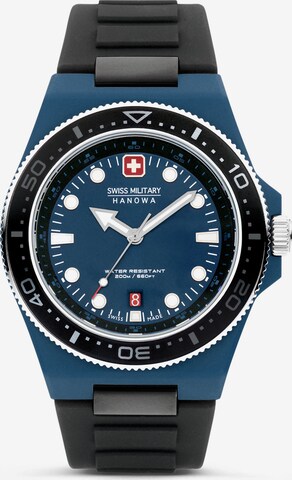 SWISS MILITARY HANOWA Analog Watch 'Ocean Pioneer' in Blue: front