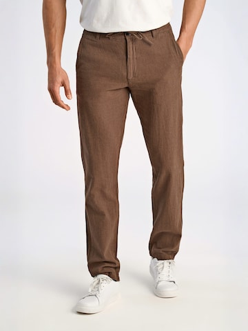 Effilé Pantalon Lindbergh en marron