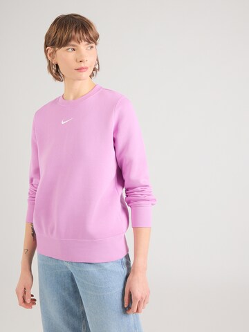 Nike Sportswear Суичър 'Phoenix Fleece' в червено: отпред