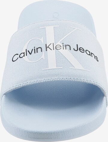 Saboți de la Calvin Klein Jeans pe albastru