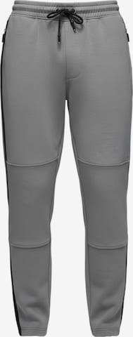 Effilé Pantalon Ombre en gris : devant