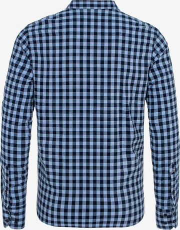 Redbridge Regular fit Button Up Shirt 'Denton' in Blue