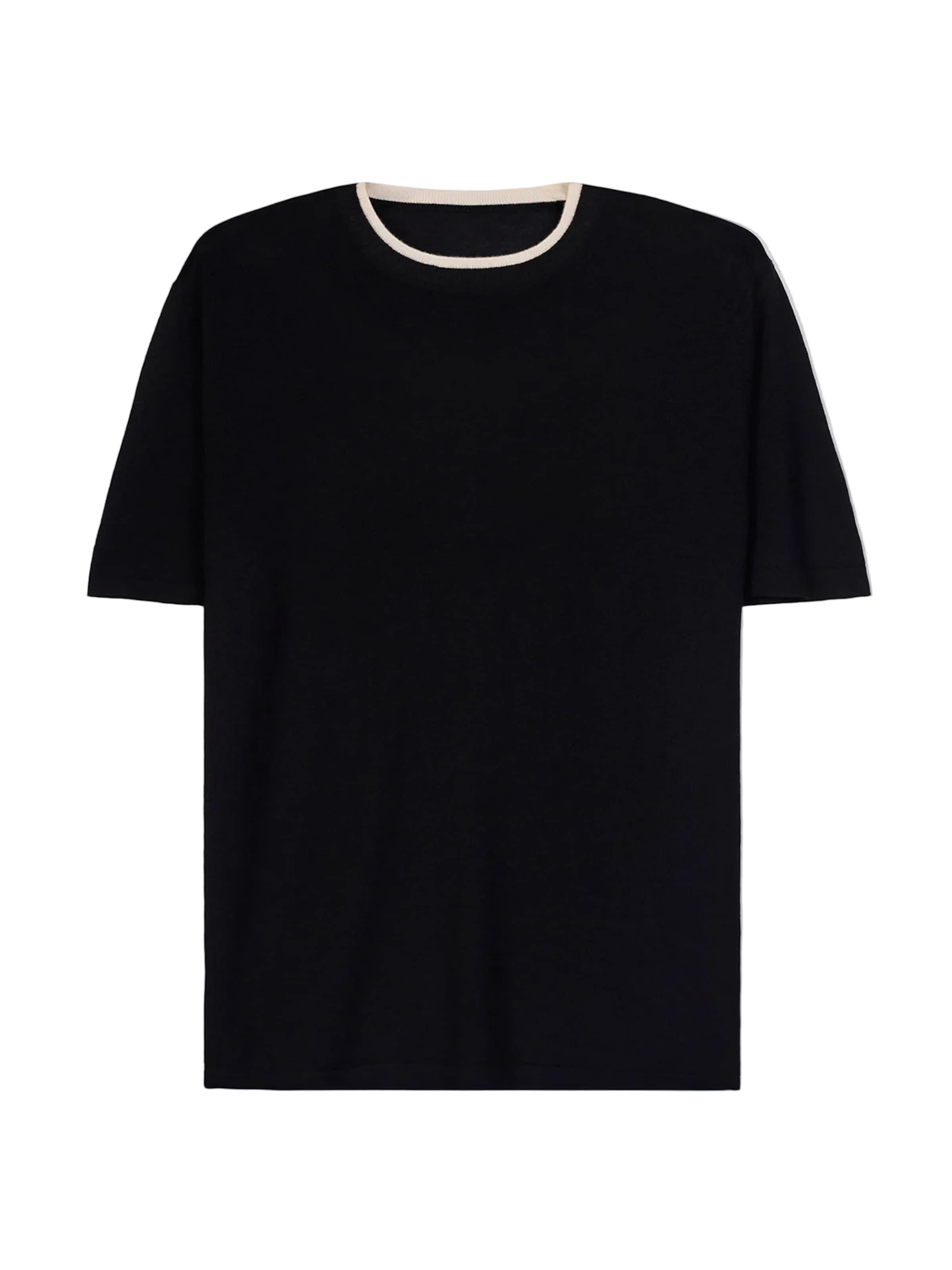 GOBI Cashmere Shirt in Black: front
