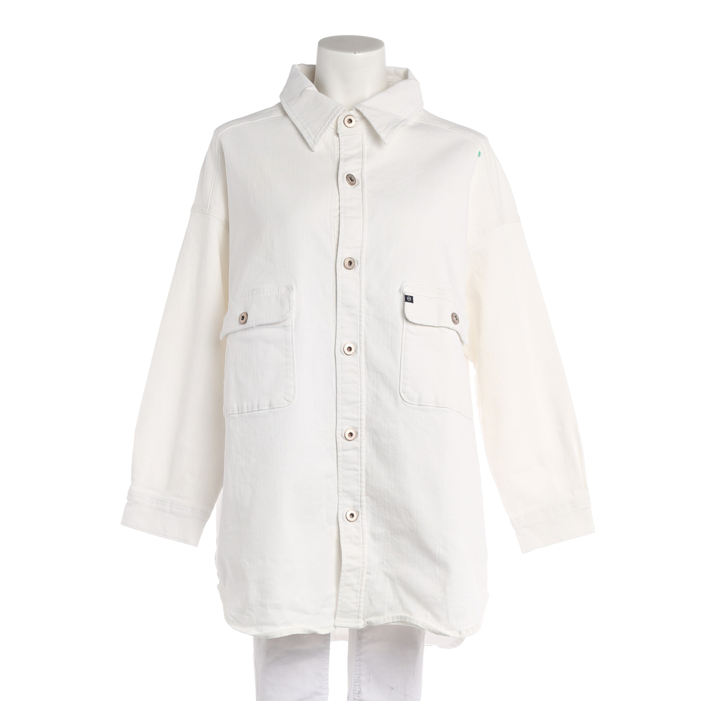 AG Jeans Bluse / Tunika S in Weiß: Vorderseite