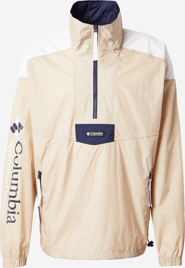 COLUMBIA Outdoor jakna 'Riptide' u mornarsko plava / svijetlosmeđa / bijela, Pregled proizvoda