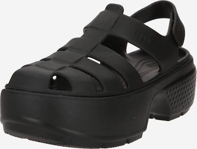 Sandale Crocs pe negru, Vizualizare produs