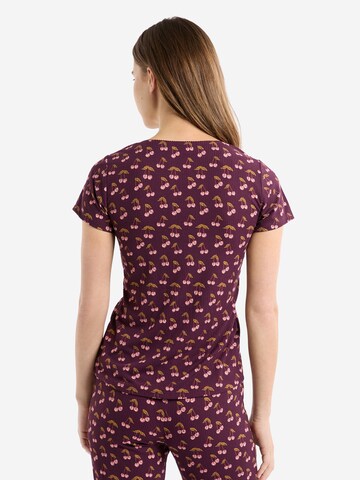 ETAM Pajama Shirt 'Manar' in Purple
