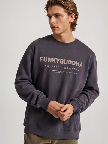 Felpa di Funky Buddha in grigio: frontale
