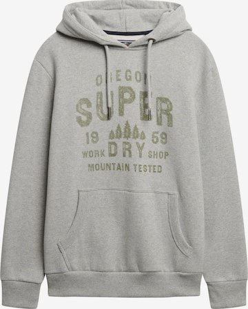 Sweat-shirt Superdry & Co en gris : devant