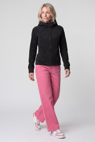 alife & kickin Fleece Jacket 'AyuAK F' in Black