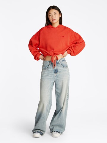 Tommy Jeans Суичър в оранжево