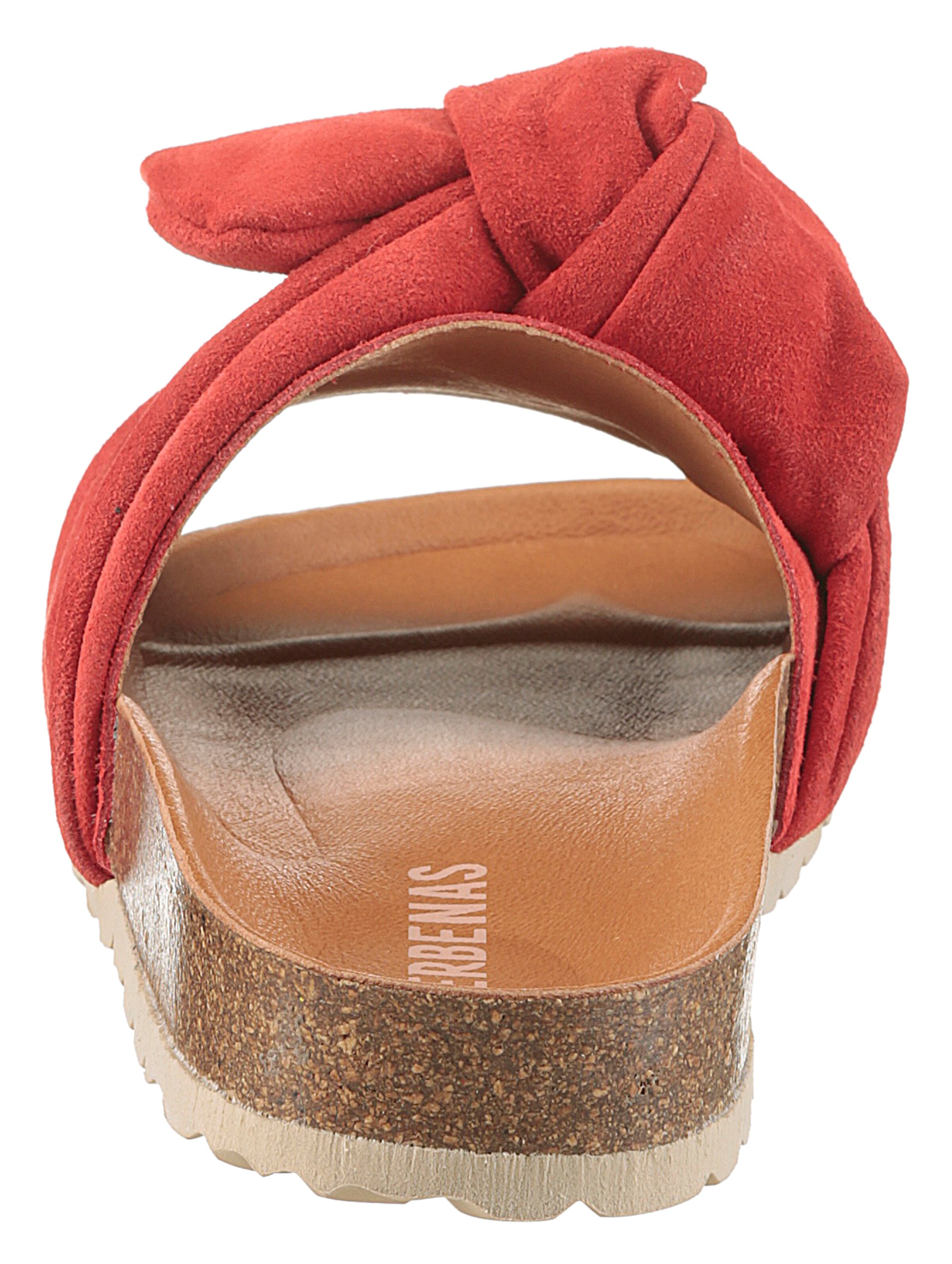 VERBENAS Pantolette 'Roxy' in Rot