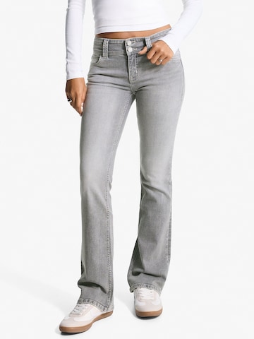 Bershka Bootcut Farmer - szürke: elől