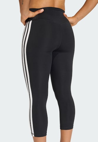 ADIDAS PERFORMANCE Skinny Sportbroek 'Optime Essentials' in Zwart