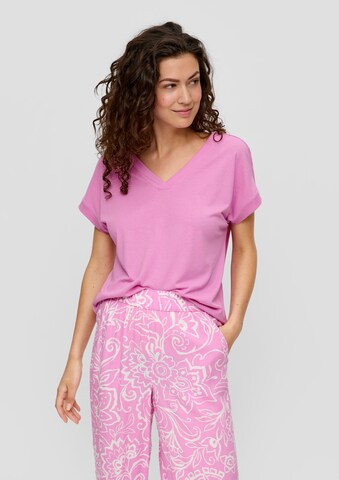 T-shirt s.Oliver en rose : devant