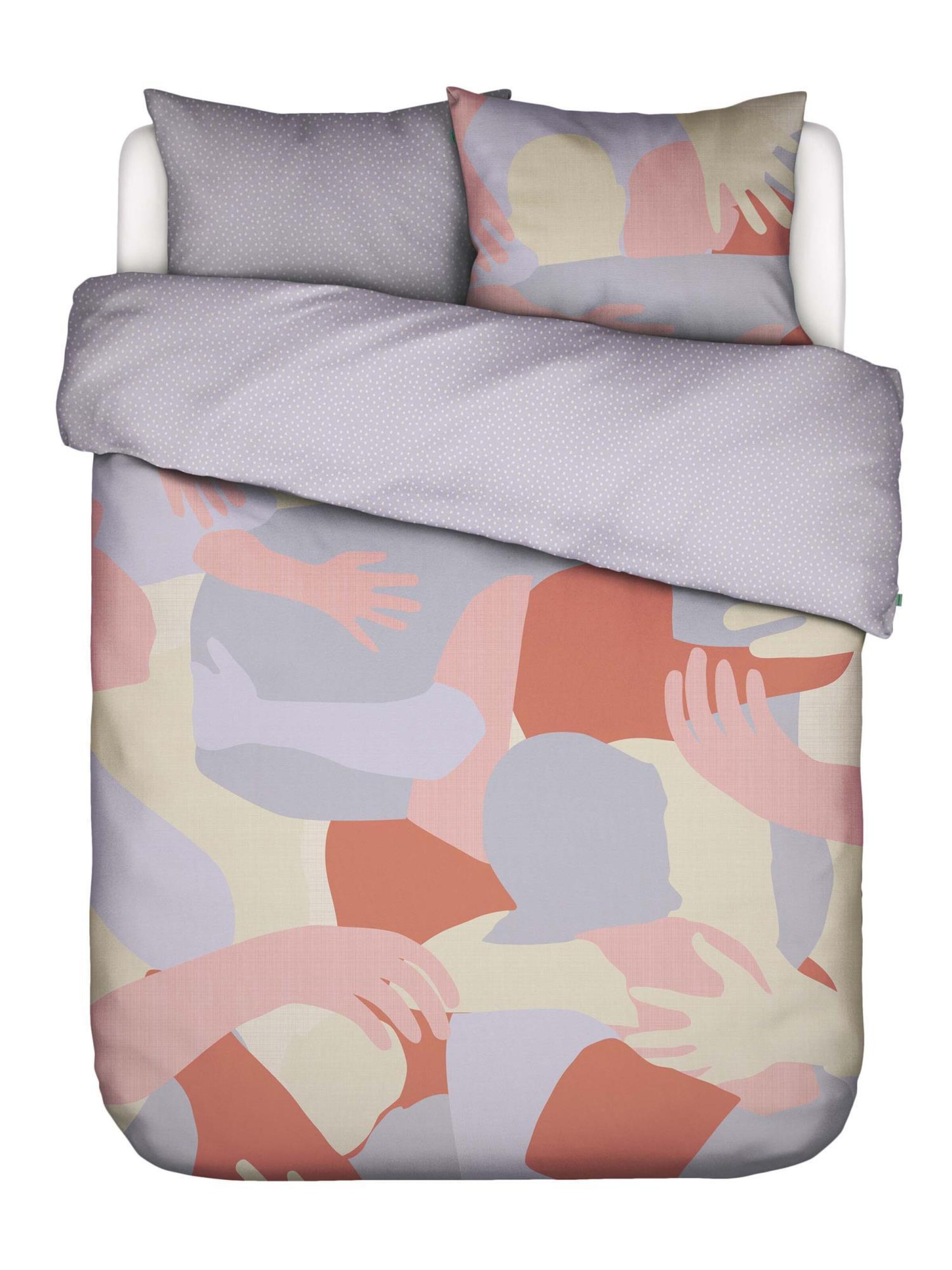 COVERS & CO Duvet Cover 'Hug it out' in Mixed colors: front