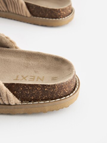 Next Slippers in Beige