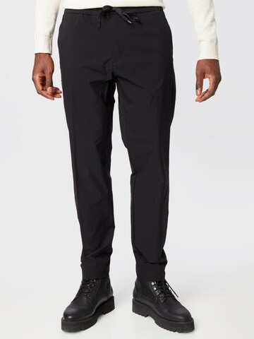 Coupe slim Pantalon 'Gyte' HUGO Red en noir : devant