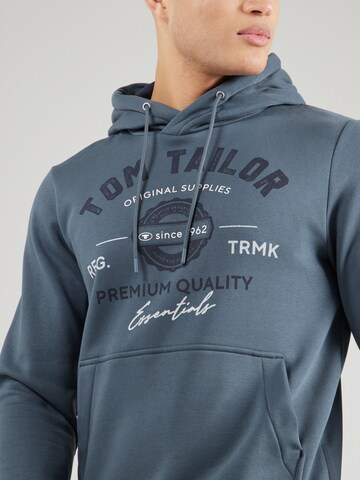 TOM TAILOR Μπλούζα φούτερ σε μπλε