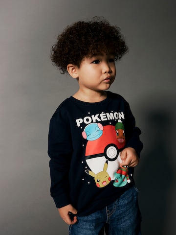 NAME IT Sweatshirt 'NMMSEVEN POKEMON' in Blauw: voorkant