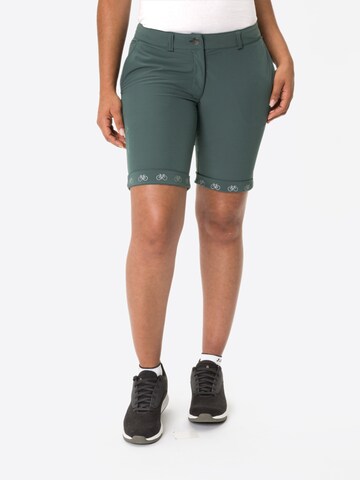 VAUDE Slim fit Outdoor Pants in Green: front