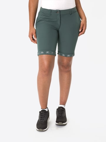 Slimfit Pantaloni outdoor de la VAUDE pe verde: față