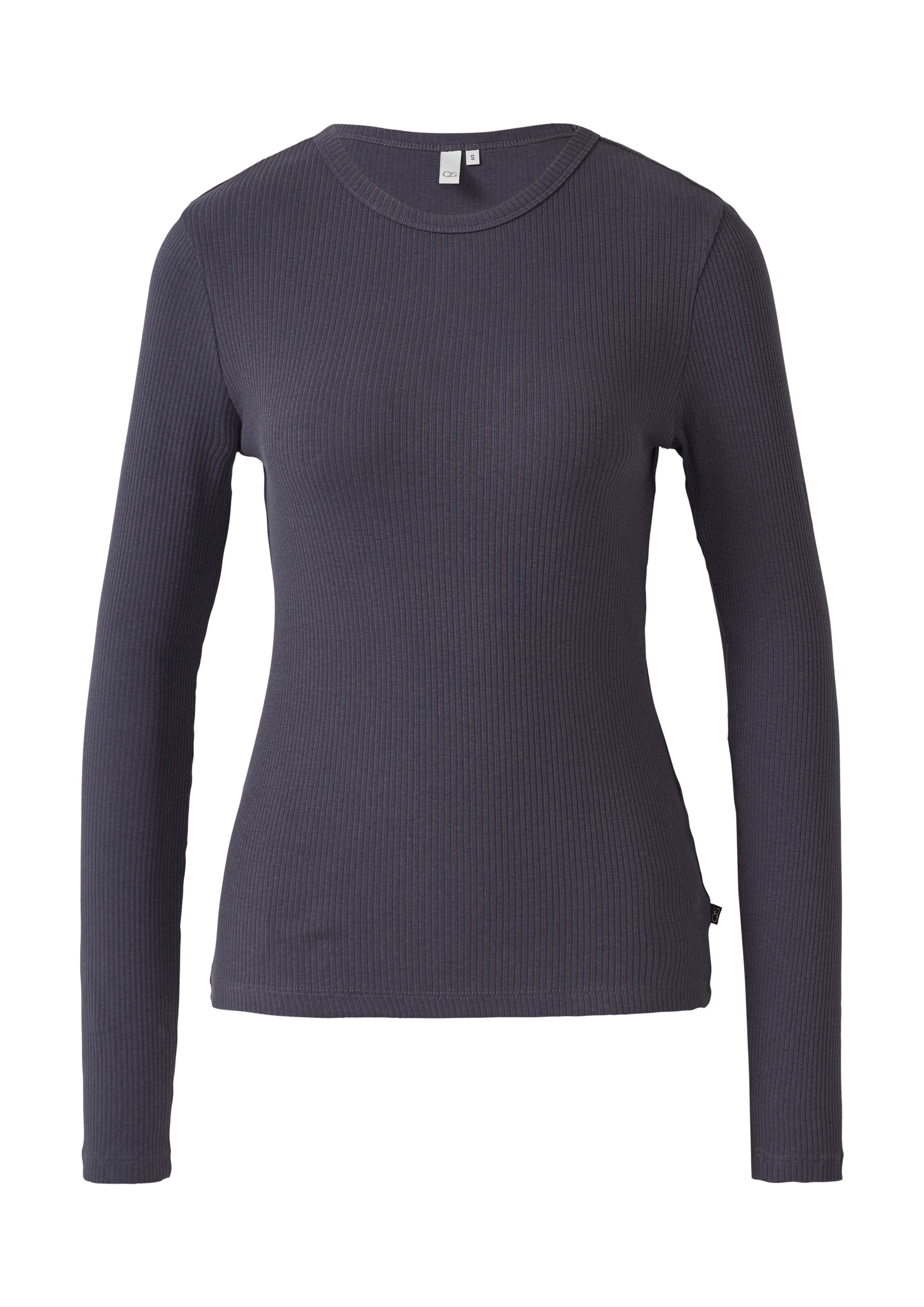 QS Shirt in Blauw: voorkant