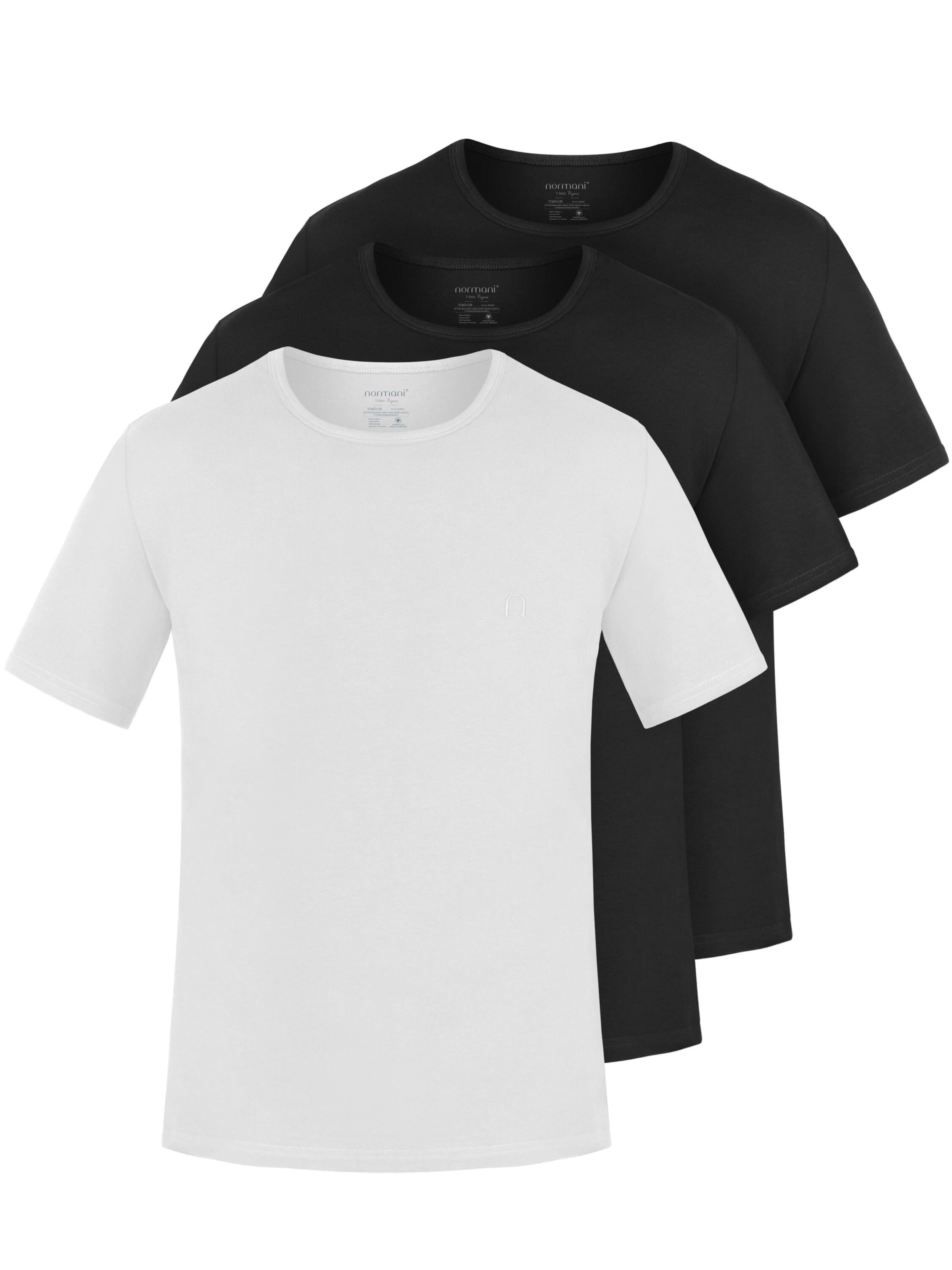 normani Shirt ' Nyons ' in Schwarz: Vorderseite