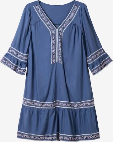 SHEEGO Dress in Blue: front